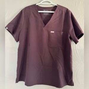 Figs Espresso Catarina One Pocket Scrub Top XL